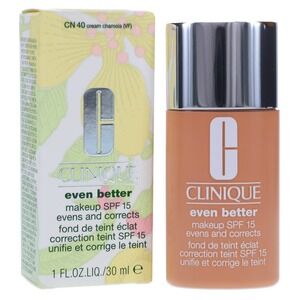 Clinique Even Better Makeup CN 40 Cream Chamois Foundation SPF 15 30ml/1oz NEW